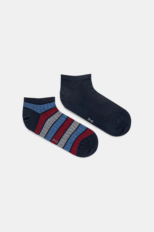 Κάλτσες Tommy Hilfiger 2-pack εμπριμέ σκούρο μπλε 701232934