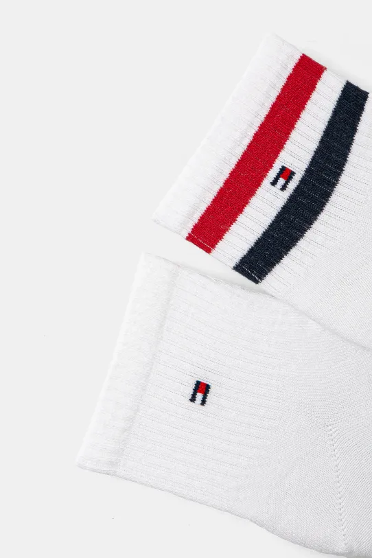 Ponožky Tommy Hilfiger 2-pak 701232937 biela SS25