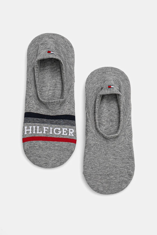 Κάλτσες Tommy Hilfiger 2-pack κοντές κάλτσες γκρί 701232938