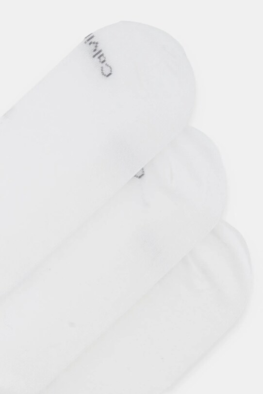 Ponožky Calvin Klein 3-pak 701233831 biela SS25