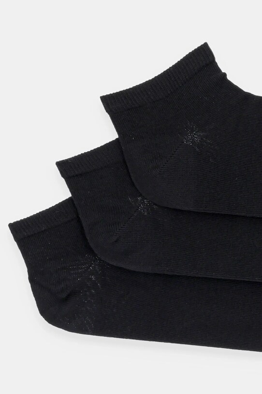 Ponožky Calvin Klein 3-pak 701233831 čierna SS25