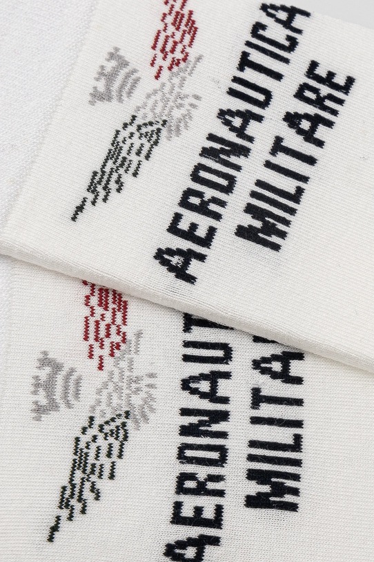 Aeronautica Militare skarpetki CZ011L499 biały SS25