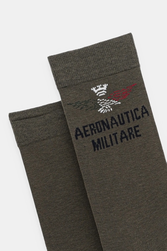 Чорапи Aeronautica Militare CZ011L499 зелен SS25
