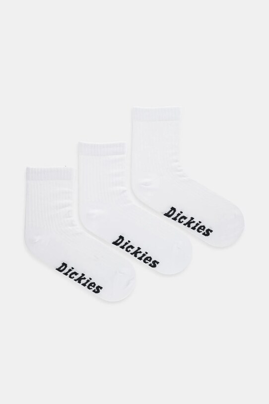 Nogavice Dickies 3-pack Visoke nogavice bela DK0A4Z8D0WH1