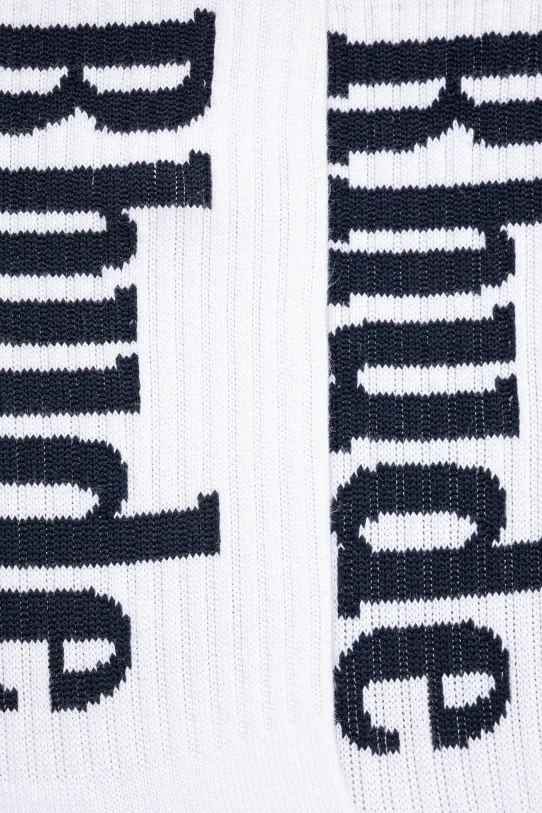 RHUDE socks Vertical Logo RHPS25SO02117 white SS25