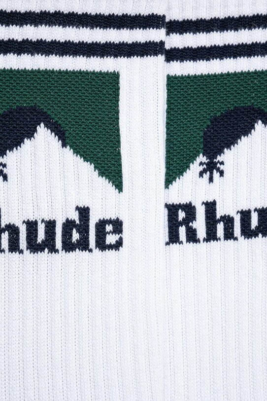 Шкарпетки RHUDE Striped Moonlight RHPS25SO04117 білий SS25