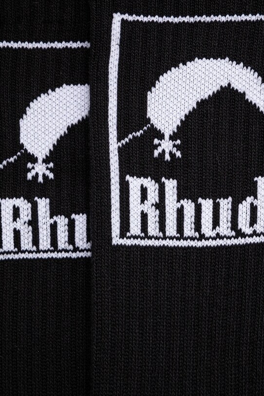 Ponožky RHUDE Moonlight Badge RHPS25SO06117 černá SS25
