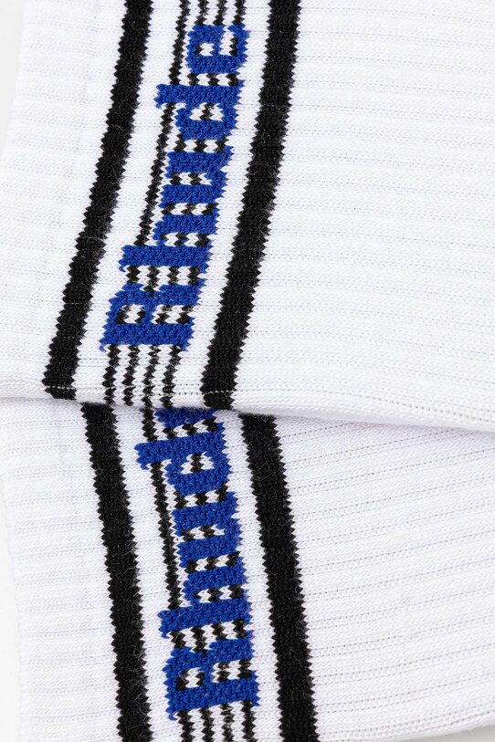 RHUDE skarpetki Speed Stripe RHSS25SO04227 biały SS25