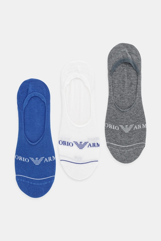 Ponožky Emporio Armani Underwear krátké ponožky šedá EM000548.AF12276