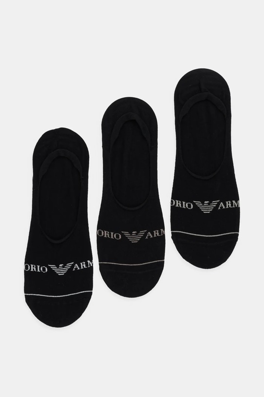 Čarape Emporio Armani Underwear niske čarape crna EM000548.AF12276