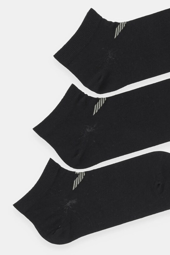 Emporio Armani Underwear sosete 3-pack EM000550.AF12271 negru SS25