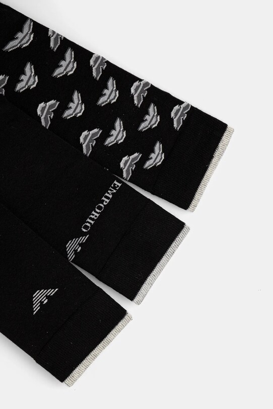 Emporio Armani Underwear skarpetki 3-pack EM000554.AF13202 czarny SS25