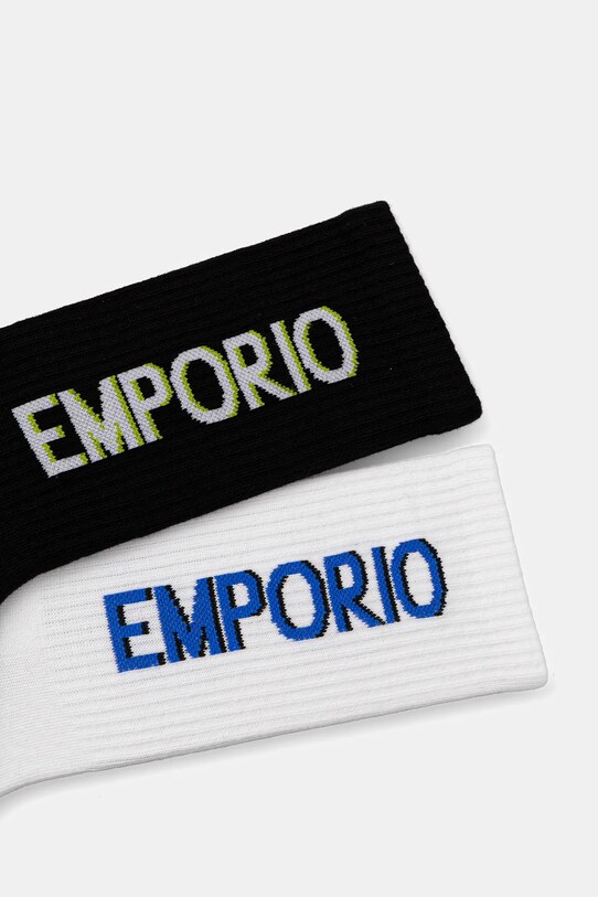 Ponožky Emporio Armani Underwear 2-pak EM000543.AF12299 biela SS25