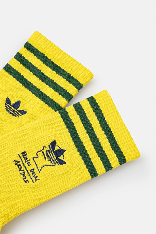 Ponožky adidas Originals x Brain Dead Sock JN7154 žlutá SS25