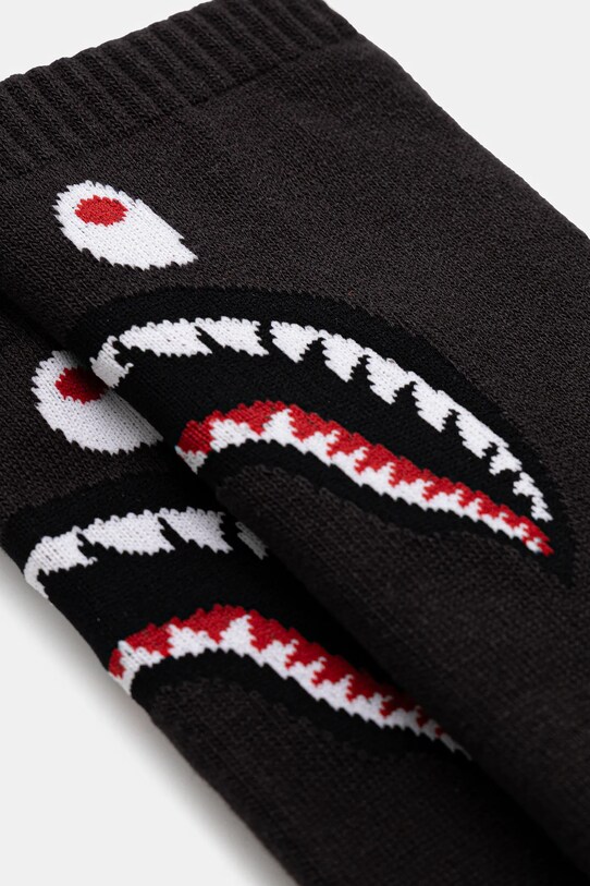 A Bathing Ape șosete Shark 1K80184002 negru SS25