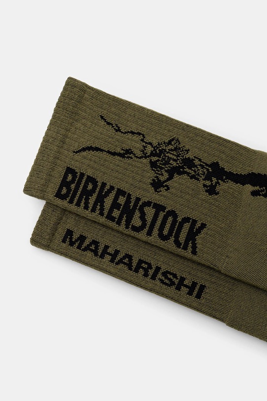 Birkenstock 1774 skarpetki x Maharishi Tabi Sports 1030770 zielony SS25