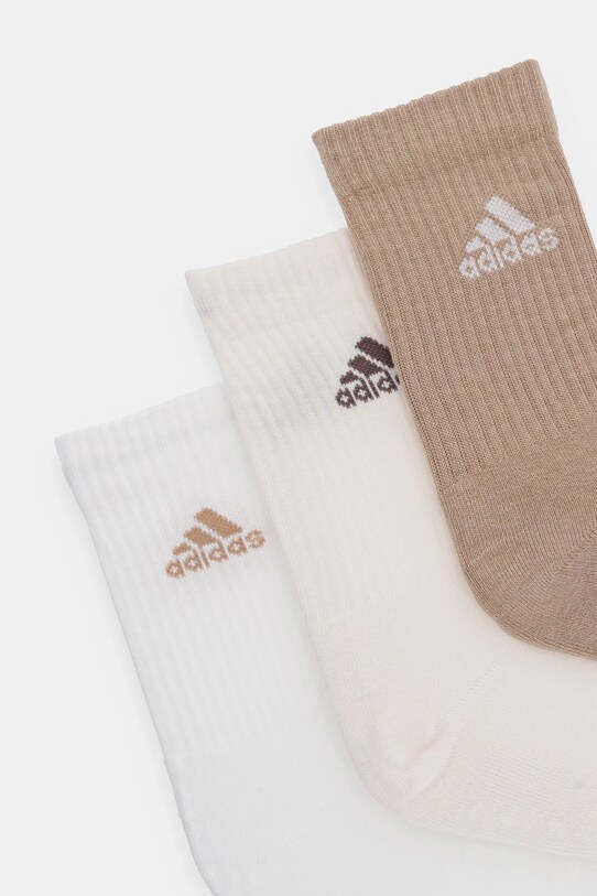 adidas șosete copii C SPW CRW 3P 3-pack JC9383 alb SS25