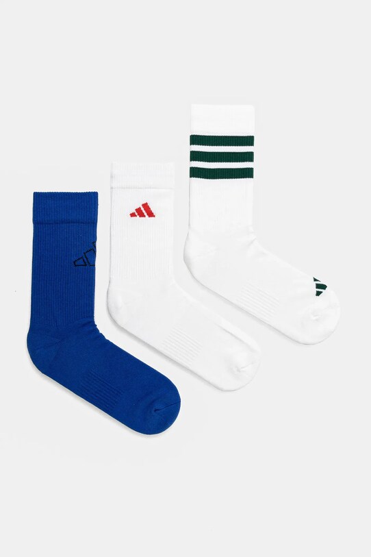 Шкарпетки adidas LOGO PACK 3PP 3-pack довгі шкарпетки білий JD5831