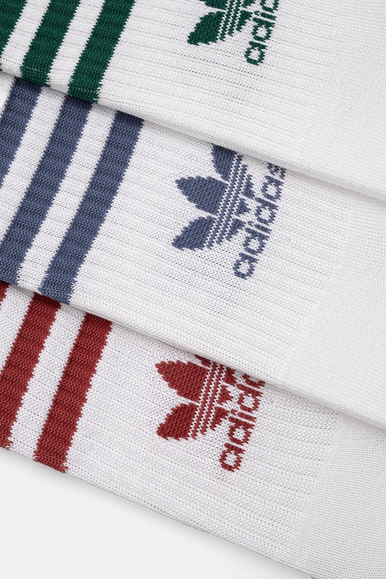 Шкарпетки adidas Originals 3-Stripes 3-pack JI9471 білий SS25