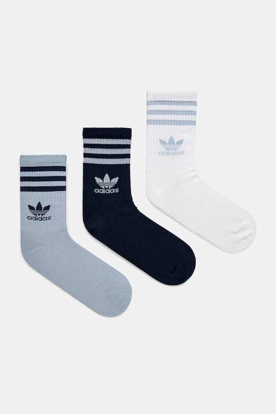 adidas Originals skarpetki 3-pack skarpetki długie niebieski JI9474