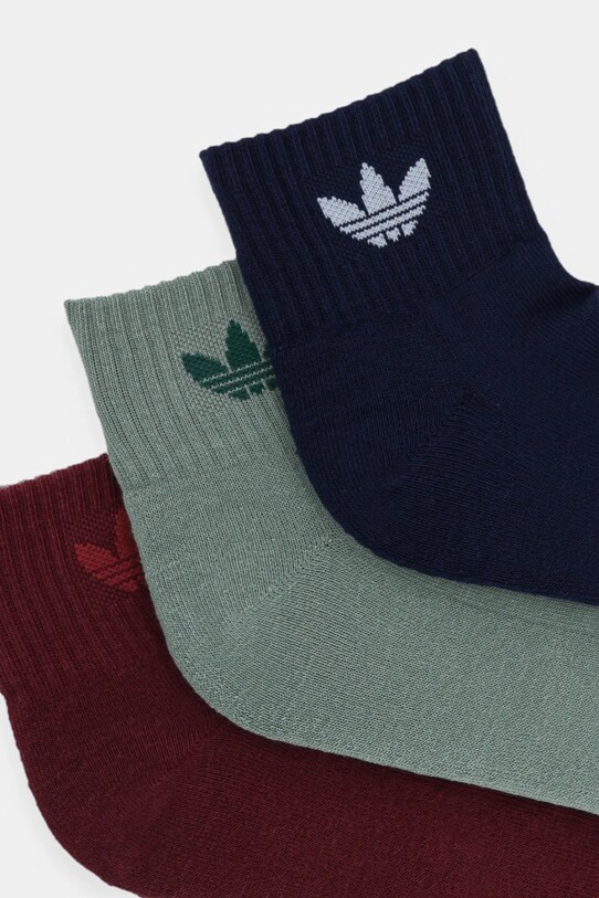 Носки adidas Originals 3 шт JI9495 бордо SS25