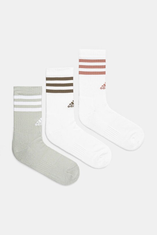 Ponožky adidas Essentials 3-pack dlouhé ponožky bílá JG5854