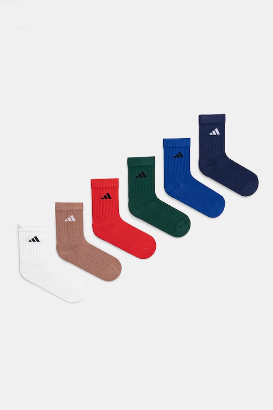 Шкарпетки adidas 6-pack довгі шкарпетки барвистий JP1717