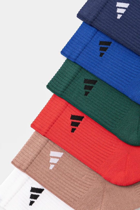 Шкарпетки adidas 6-pack JP1717 барвистий SS25