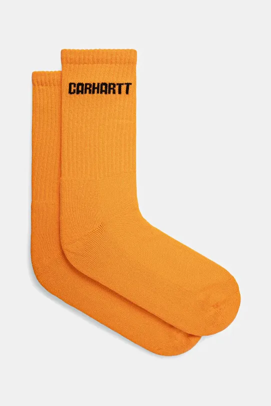 Carhartt WIP socks Industry Socks plain orange I034371.2N8XX
