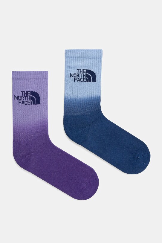 The North Face skarpetki Everyday Crew 2-pack wzorzyste multicolor NF0A8CMSAC71