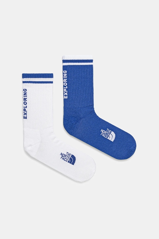 The North Face sosete Everyday Crew 2-pack sosete lungi albastru NF0A8CMPG781
