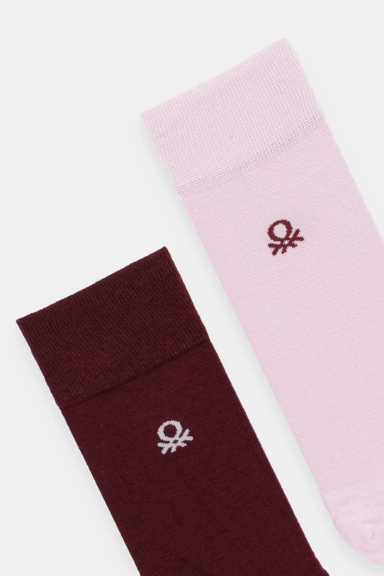 Ponožky United Colors of Benetton 2-pak 6AO427031 ružová AW25