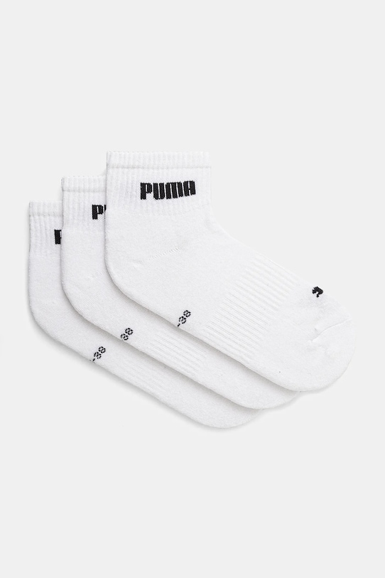 Puma șosete 3-pack uni alb 938393