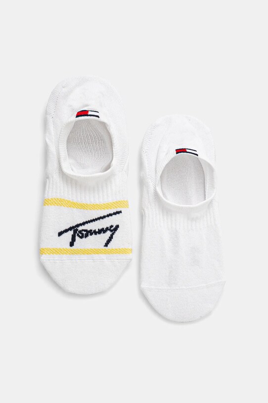 Ponožky Tommy Jeans 2-pack potisk bílá 701232733