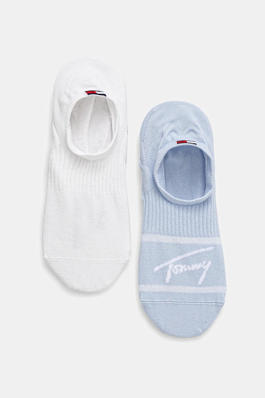 Tommy Jeans skarpetki 2-pack nadruk niebieski 701232733