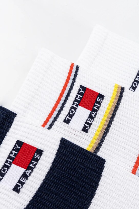 Шкарпетки Tommy Jeans 3-pack 701232734 білий SS25