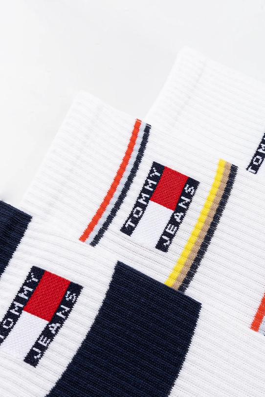 Tommy Jeans sosete 3-pack 701232734 alb SS25