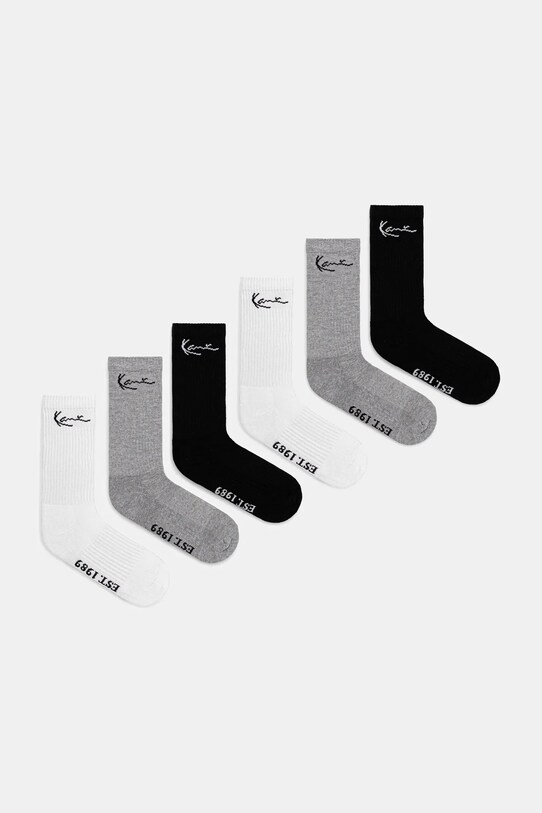 Čarape Karl Kani 6-pack visoke čarape crna 30030004