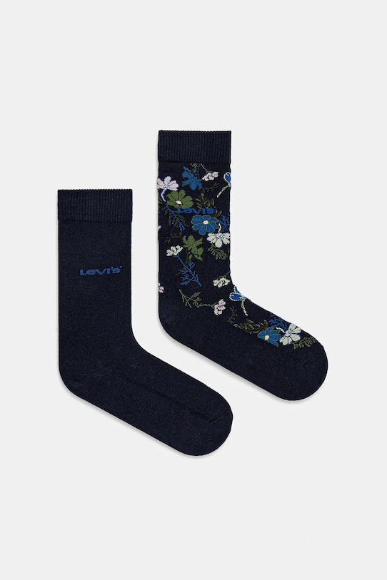Levi's sosete 2-pack sosete lungi bleumarin 37157.1206