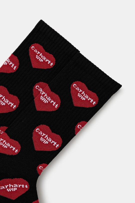 Carhartt WIP skarpetki Heart Logo Socks I034483.2WGXX czarny SS25