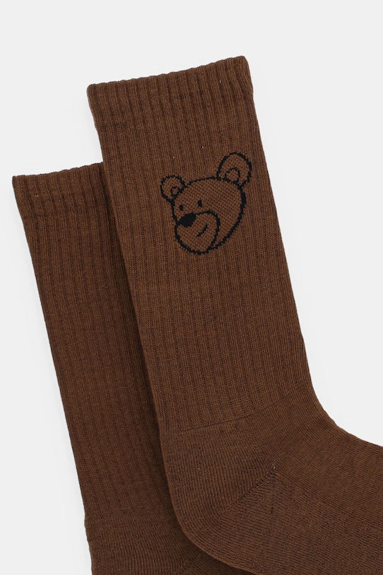 Inbetweeners ciorapi de bumbac S5TWUASO028 maro SS25