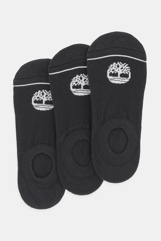 Timberland șosete 3-pack sosete scurte negru TB0A6BJU0011