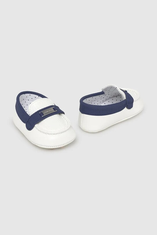 Mayoral Newborn pantofi pentru bebelusi sintetic alb 9892.1F.Newborn.PPYH