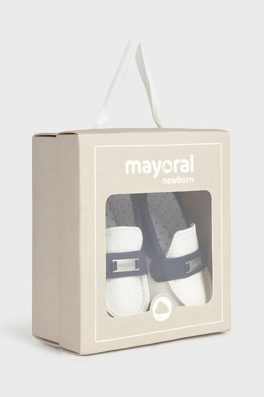 Čevlji za dojenčka Mayoral Newborn bela 9892.1F.Newborn.PPYH
