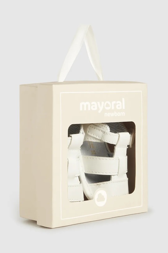 Cipele za bebe Mayoral Newborn bijela 9897.1L.Newborn.PPYH
