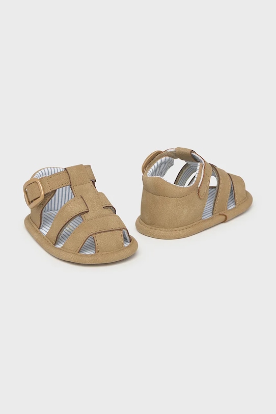 Mayoral Newborn pantofi pentru bebelusi imitatie de piele maro 9897.1L.Newborn.PPYH
