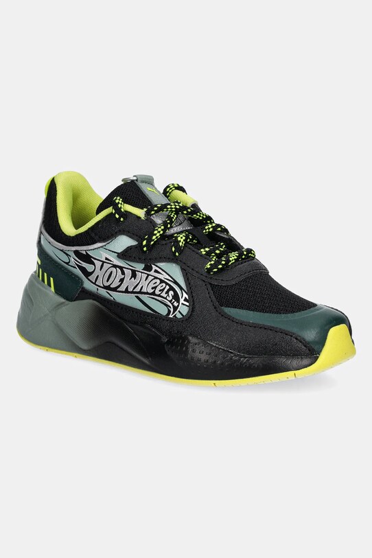 Puma sneakers pentru copii RS-X Hot Wheels textil verde 401400