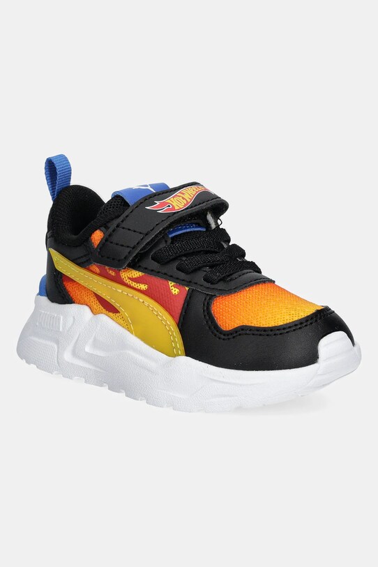 Puma sneakers pentru copii Trinity Lite Hot Wheels AC+ mic de statură negru 401408.B