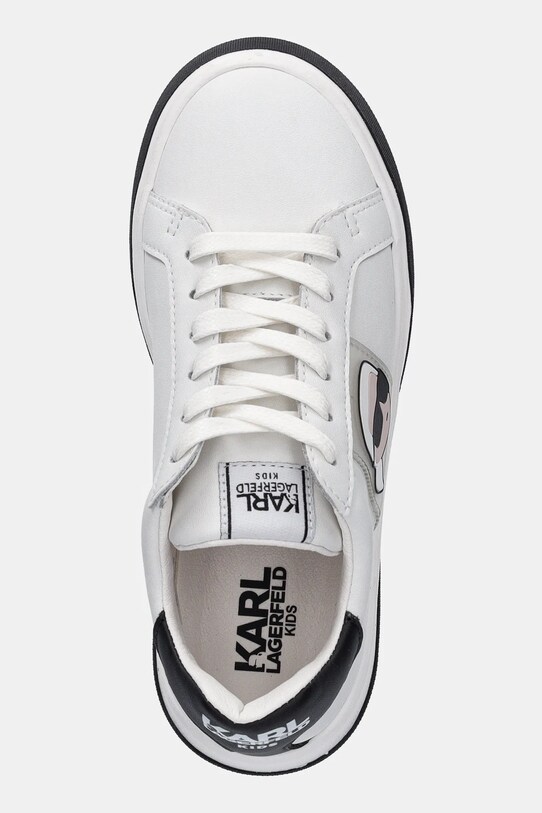 Karl Lagerfeld sneakersy skórzane dziecięce biały Z30380.30.35