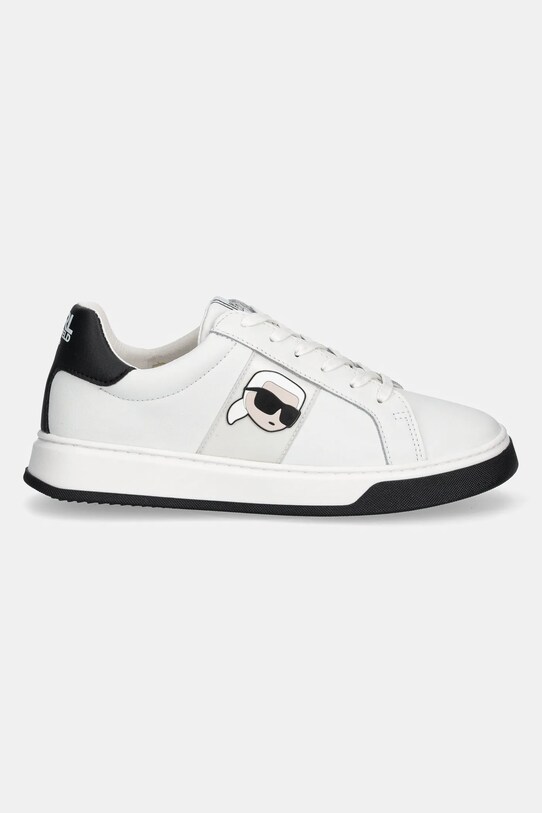 Παιδικά δερμάτινα αθλητικά παπούτσια Karl Lagerfeld Z30380.36.39 λευκό SS25